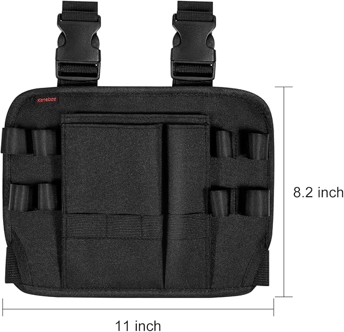 KENOBEE Tool Pouch Holster with Belt Clip Around Your Leg, Electrician Multifunctional Repair Bag, Utility Mini Organizer for Automotive Craftsman Carpenter Construction