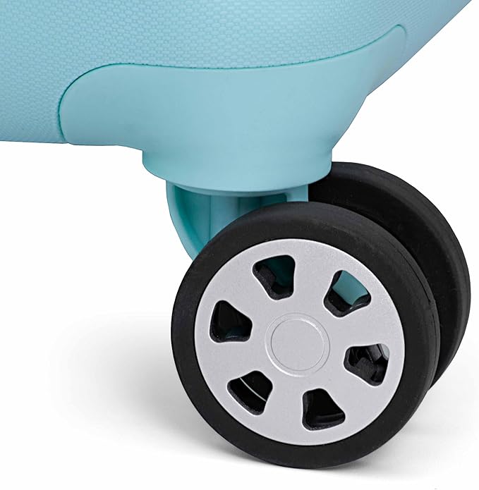 Traveler's Choice Pagosa Hardshell Expandable Luggage with Spinner Wheels, Baby Blue, 3-Piece Set (22/26/30)