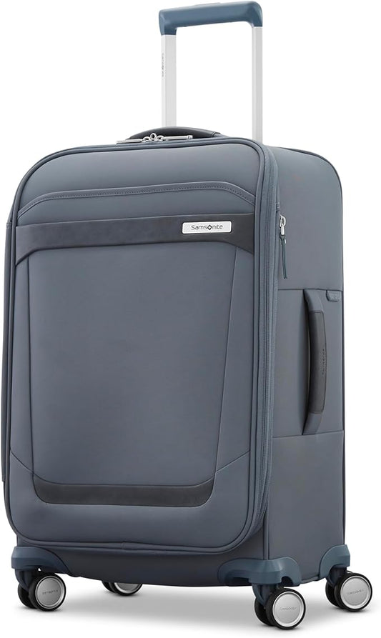 Samsonite Elevation Plus 22-Inch Carry-On - Expandable Softside Spinner Luggage - Slate