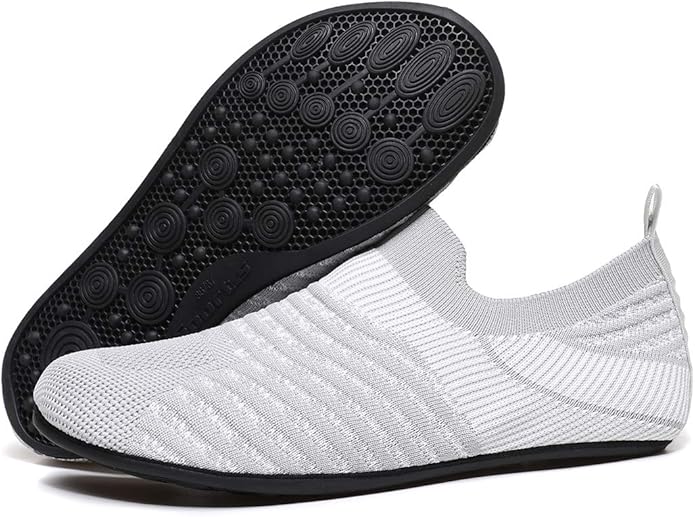 ditont Non-Slip Indoor House Slippers Lightweight Comfortable Grip House Home Shoes for Men Women