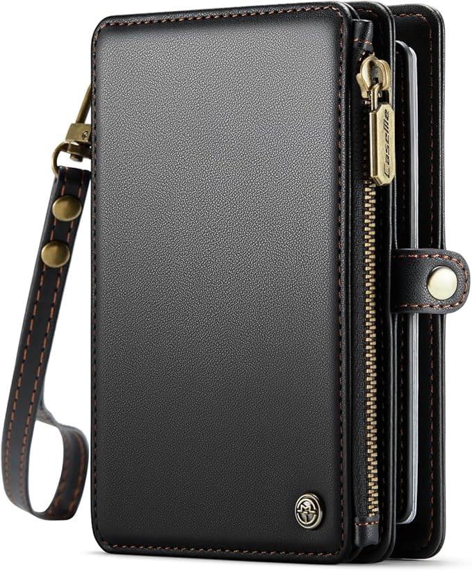 ASAPDOS Passport Holder Wallet Case Wallet for Men Women Black