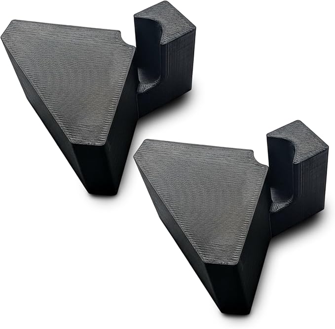 Premium ABS Plastic Commercial Door Stopper (2-Pack) Finger-Safe, Wedge Over-The-Hinge Door Holder for Homes- USA Made Door Stopper Ideal for Hotels, Hospitals, Factories, Hostels and Schools