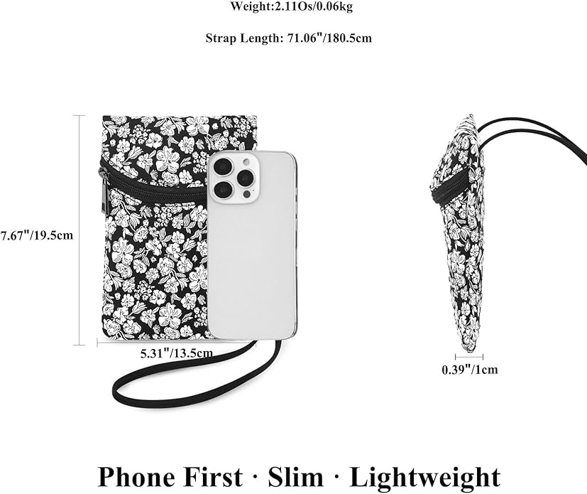 Small Crossbody Women Cell Phone Purse Wallet Bag With Shoulder Strap