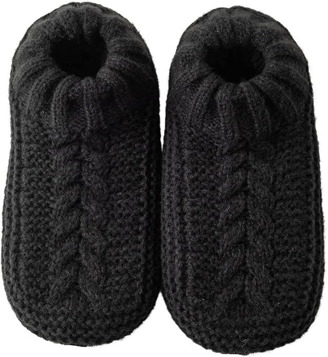Vihir Cozy and Warm Men Slipper Socks - Non-Slip and Stylish Floor Socks Indoor House Shoes,beige