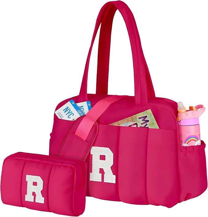 Gift for 10 Year Old Girl-Dance Bag, Kid Weekender Bags，Girls Overnight Bag with Wet Pocket，Lightweight Travel Tote Personalized Cheer Bags with Makeup Pouch-11 Year Old Girl Birthday Gifts