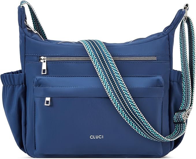 CLUCI Travel Purses for Women, Waterproof Nylon Crossbody Bags for Woman Trendy, Anti Theft Shoulder Handbags for Ladies