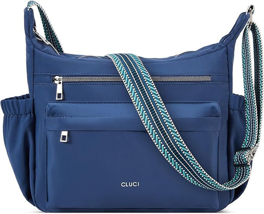 CLUCI Travel Purses for Women, Waterproof Nylon Crossbody Bags for Woman Trendy, Anti Theft Shoulder Handbags for Ladies