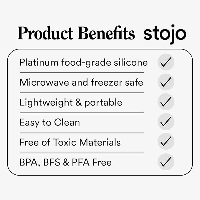 STOJO Collapsible Travel Cup - Reusable To-Go Pocket Size Silicone Bottle for Hot and Cold Drinks - Perfect for Camping - Microwave & Dishwasher Safe (Translucent Steel, 16, ounces)