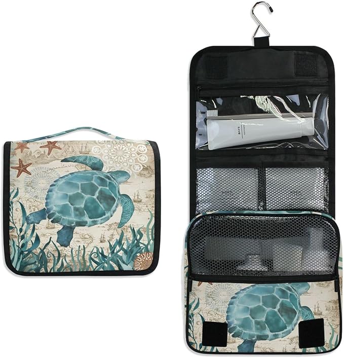 senya Hanging Travel Toiletry Bag Kit Makeup Case Cosmetics Organizer for Men Women