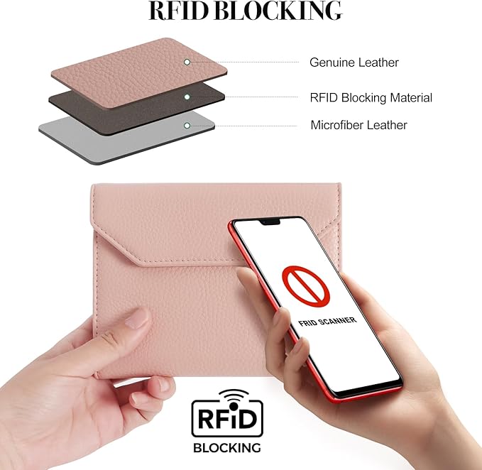 Passport Holder for Travel,Rfid Passport Holder Protect Your Card Security,Passport Book Holder for Women,Travel Wallet with Cards & Pen Slots,Boarding Pass,Zipper Cash Pocket (Pink)