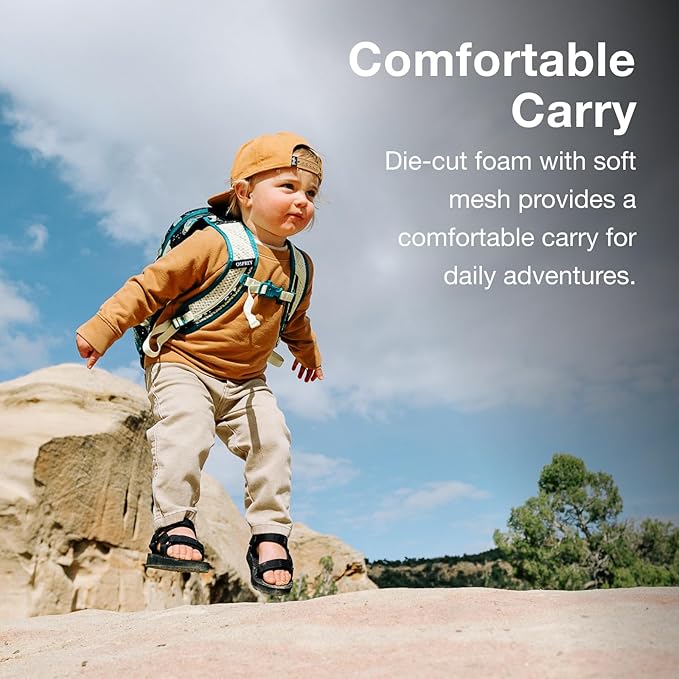 Osprey Daylite Jr. Kids' Commuter Backpack, Black/Lemongrass