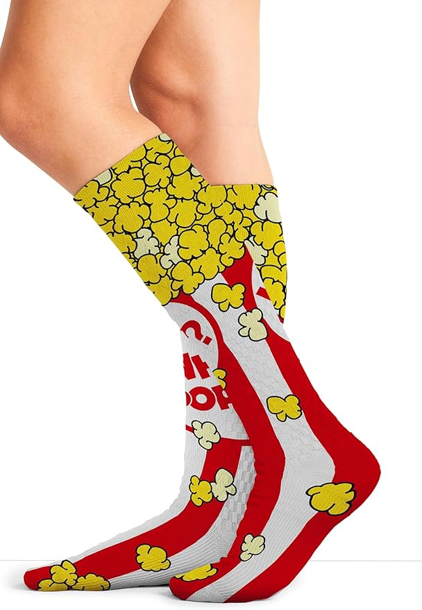 Cherokee Women's 10-15mmHg Compression Socks – Fun Print Knee Highs with Light Support, Soft Feel - PRINTSUPPORT