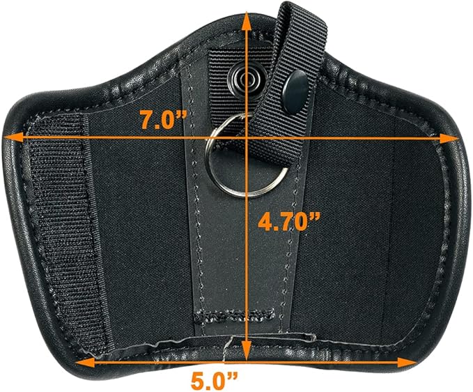 TAFTACFR Slient Key Holder for Duty Belt Durable Law Enforcement Police Tactical Silent Key Keeper Pouch