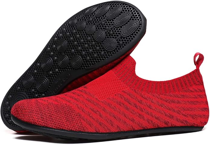 SLEVEL Lightweight Non Slip Travel Indoor Grip House Slipper Socks Unisex Adult Around The House Floor Home Shoes for Women Men