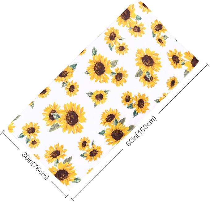 LIVILAN Microfiber Sunflower Floral Beach Towel for Women Girls Adults, 30”X60” Oversized Lightweight Pool Swim Bath Shower Towel, Thin Quick Dry Sand Proof Beach Towel Clearance Sunflower Gifts