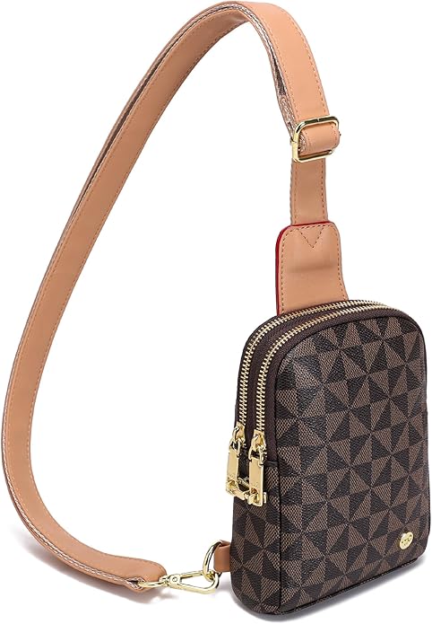INICAT Small Sling Bag for Women Everyday & Travel Crossbody Bags Lightweight Cross Body Purses Vegan Leather