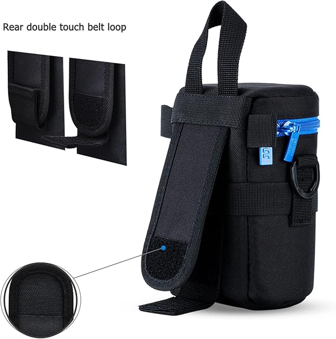 Deluxe Lens Case Bag for Canon RF 45mm F1.2 STM,EF 35mm F2 28-200mm,EF-S 17-55mm 17-85mm,Fuji XF 55-200mm 56mm,Nikon AF-S 18-200mm 18-300mm 18-105mm 16-85mm 55-200mm ED,Tamron AF 18-270mm 16-300mm