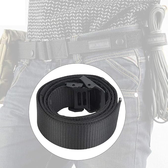 Security Money Pocket Belt with Zipper for Outdoor Travel Anti Theft Safety Wallet Polyester Wear Durable Unisex Waist Belt Suitable for Hiking Climbing
