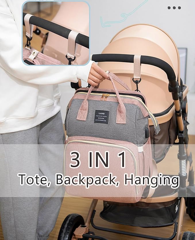 Diaper Bags Backpack for Baby Boy : Large Baby Bag for Boys Girls Mom Toddler Women Men Dad Big Travel Newborn Essential Baby Registry Search Must Haves Grey