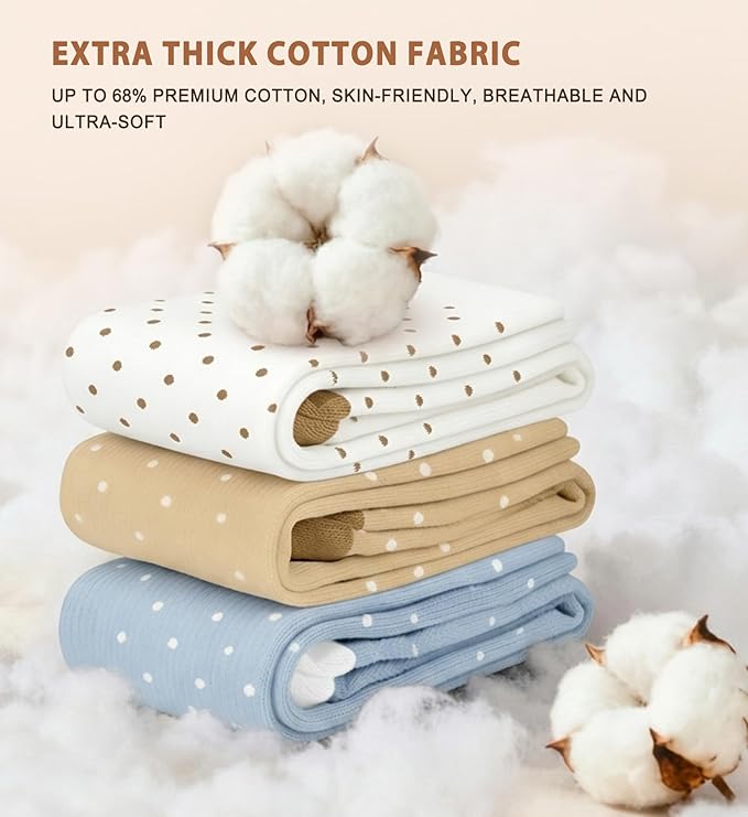 Cotton Compression Socks for Women&Men Knee High Cute Support Sock for Nurses, Pregnancy, Flying