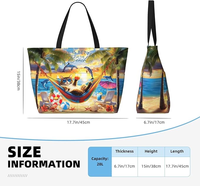 Extra Large Beach Bags For Women, Waterproof Beach Totes Bags For Women, Lightweight Foldable Pool Bag With Zipper