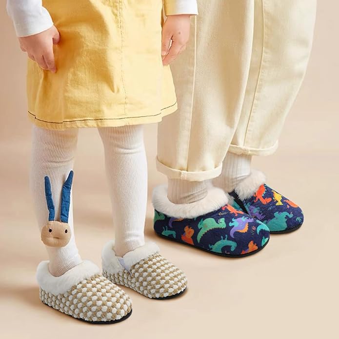 Centipede Demon Toddler Slippers for Boys Girls Slip on Kids Baby Toddlers House Shoes Lightweight Barefoot Furry Sock Shoes Indoor Outdoor Warm Walking Shoes