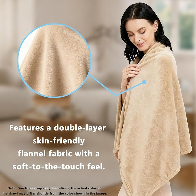 Ponchos for Women, Comfy Wearable Blanket, Gifts for People Who are Always Cold, Winter Shawl for Home, Office, Travel