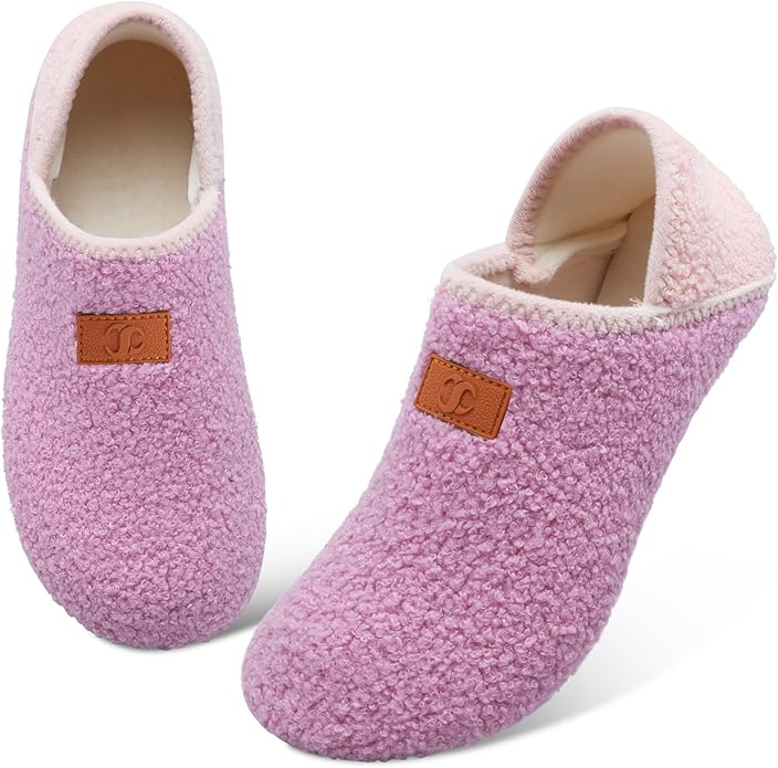 Scurtain Unisex Adults Rubber Sole Slippers