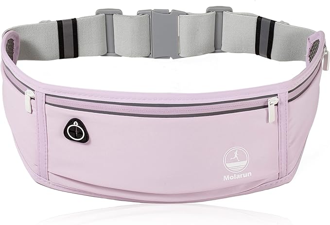 Slim Running Belt Fanny Packs for Women, Waist Pack Money Belt Phone Holder for Running