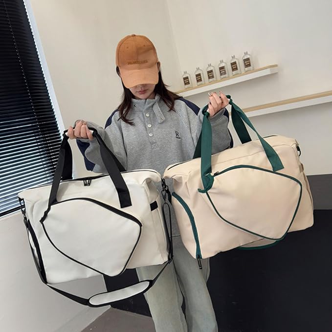 Functional Gym Duffle Bag Features Wet Dry Compartment and Separate Shoe Pocket Ergonomic Design Separate Wet/Dry