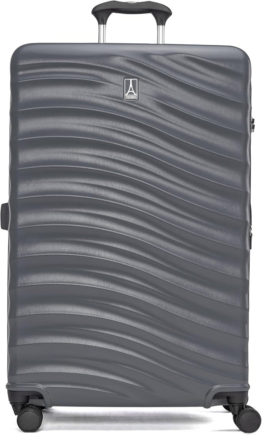 Travelpro Maxlite Air V2 Hardside Expandable Checked Luggage, 8 Spinner Wheels, Lightweight Hard Shell Suitcase, TSA lock, Shadow Grey, Checked Large 28-Inch