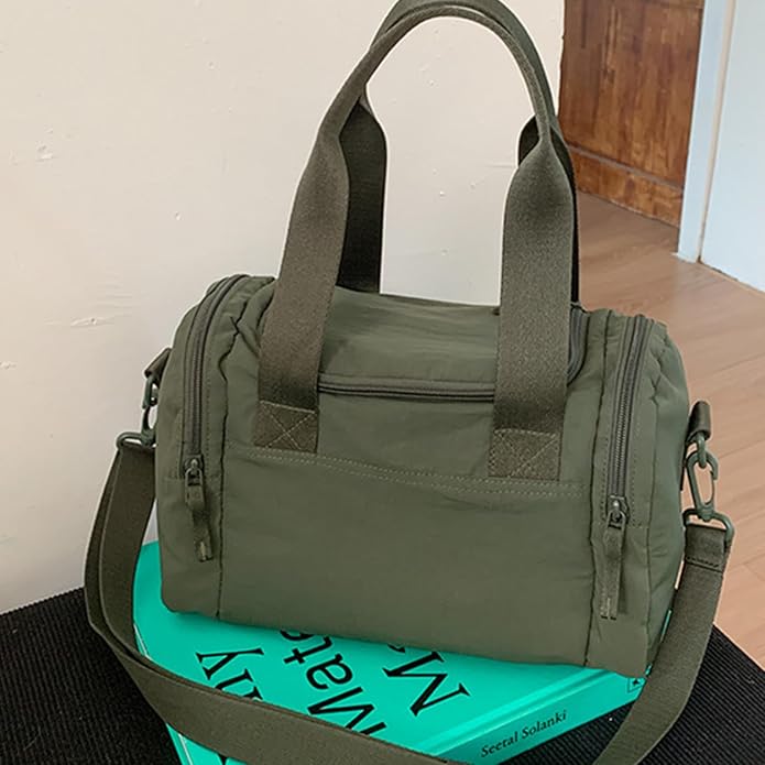 Stylish Convertible Shoulder Bag, Spacious Interior Wear for Daily Commute Outdoor Activities Ergonomic Gym Bag