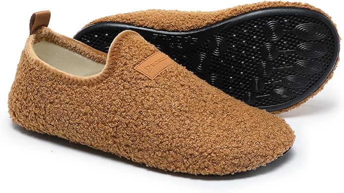 SLEVEL Lightweight Non Slip Travel Indoor Grip House Slipper Socks Unisex Adult Around The House Floor Home Shoes for Women Men
