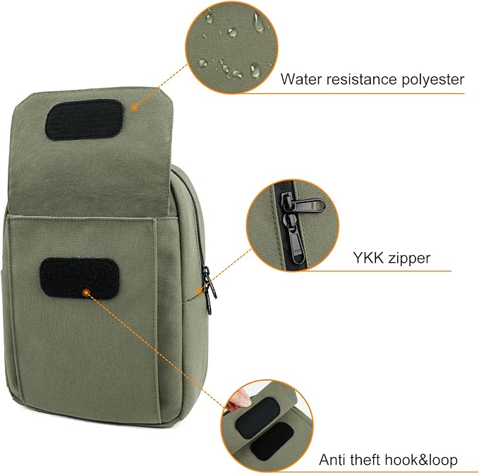 TULLIO Camera Bag Crossboy Camera Sling Chest Bag Backpack Waterproof for DSLR SLR Mirrorless Camera Waterproof for Photographer Compatible with Nikon Sony