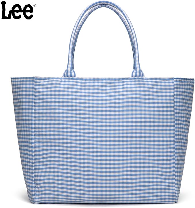 Montana West x Lee Extra Large Soft Cotton Tote Bag for Women Thick Lightweight Shoulder Bag Reusable Grocery Bag