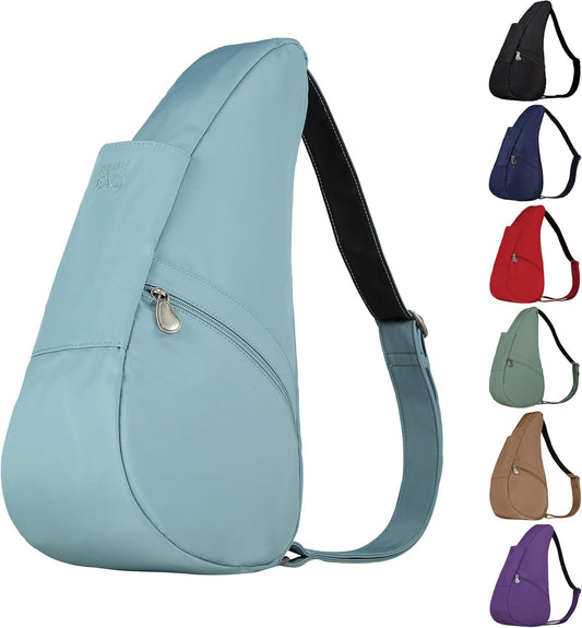 AmeriBag 17" Microfiber Crossbody Sling Healthy Back Bag