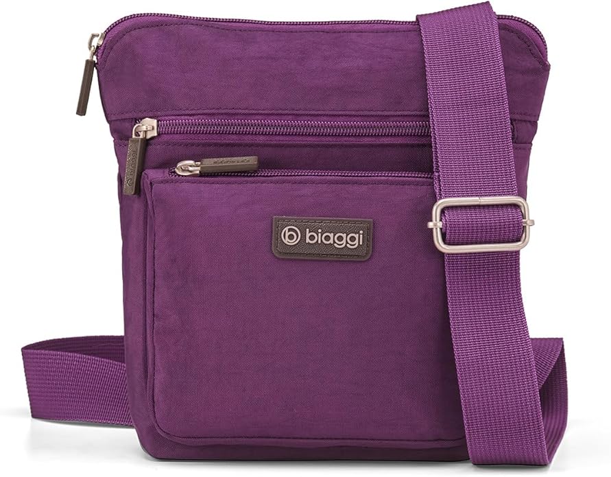 biaggi Flexmates Convertible Anti-Theft Crossbody Bag for Women | Lightweight On-The-Go Travel Organizer, RFID Blocking