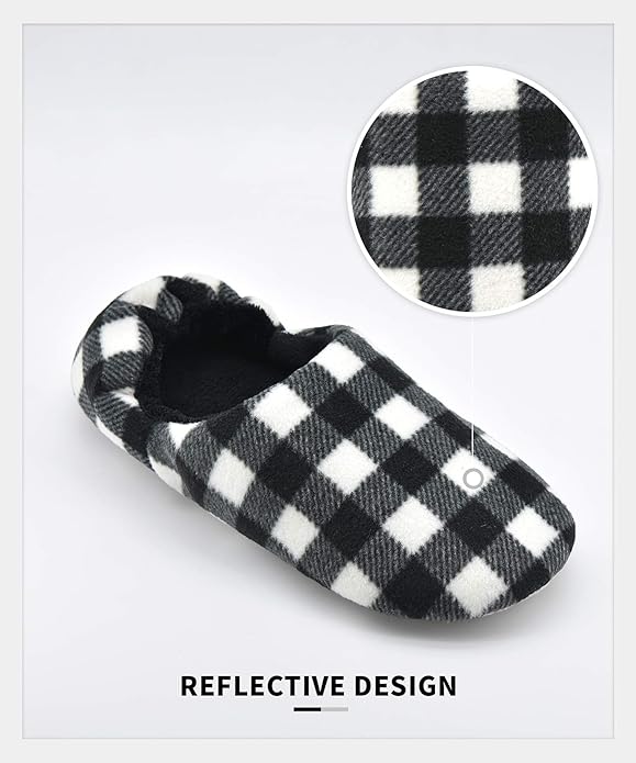 Panda Bros Slipper Socks for Women Grippers, Fuzzy Cozy Fleece Slipper Socks, Soft, Warm House Slippers