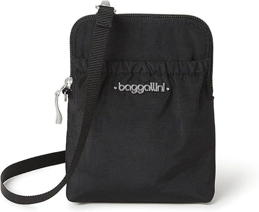 Baggallini Bryant Pouch Small Crossbody Bag for Women - Phone Purse with Crossbody Strap - Lightweight Crossbody Pouch