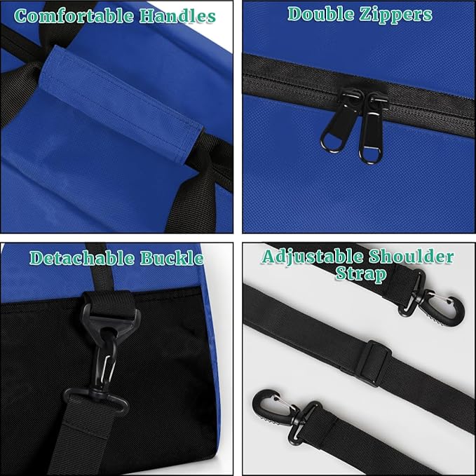 Custom Name Gym Duffel for Kids,Personalized Sports Bag Lightweight Gym Bags for Boys & Girls,Fitness Travel Weekender for Travel, Workout Navy