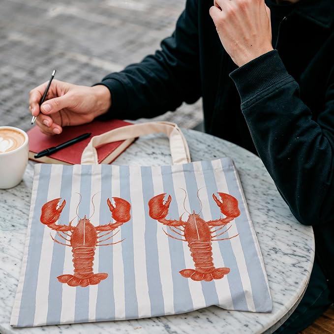 FBB Ocaen Beachy Ocean Sea Fish Reusable Grocery Shopping Bag