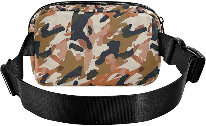 Color Leopard Fanny Pack for Women Men Water Resistant Fashion Waist Packs with Adjustable Strap Belt Bag for Travel Workout Jogging Hiking 21220406