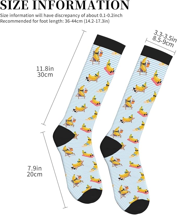 Compression Socks Knee High Circulation Support Socks For Women Men Athletic Running Work Hiking Cycling Travel