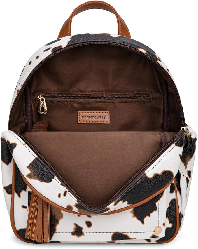 Montana West Mini Backpack Purse for Women Anti Theft Backpacks with Secured Zipper and Tassel
