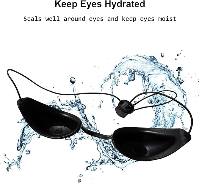 3D Hydrating Moisture Sleep Mask for Dry Eye Relief, Hydrating Dry Eye Relief Sleep Mask, CPAP Moisture Eye Mask for Sleeping, Best Sleep Eye Mask for Women and Men (Dark)