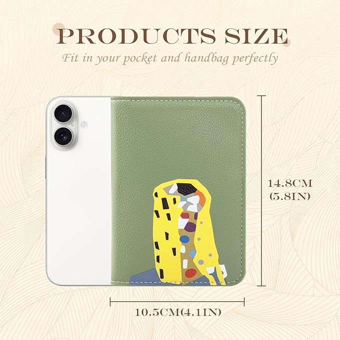 Lychii Passport Holder, Slim Passport Cover Travel Wallet with RFID Blocking, PU Leather Protector Pouch Protective Case for Passports, Boarding Pass, ID Cards
