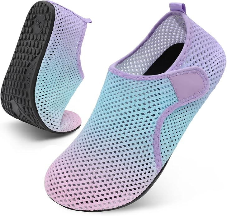 Scurtain Barefoot Water Shoes for Women Men Beach Swim Aqua Socks Summer Quick-Dry Sandals Slippers
