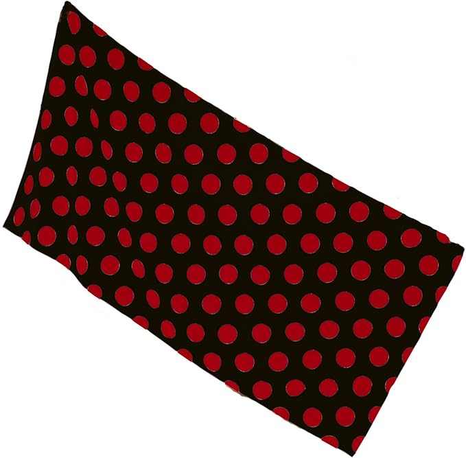 BY LORA Terry Velour Beach Towel, Black/Red, 3 Counts
