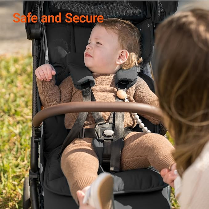 MAMAZING Ultra Air Lightweight Baby Travel Stroller with Carbon Fiber Frame, Compact & Airplane-Friendly, One-Handed Fold, 11.6 lbs, Perfect for Toddlers, Jet