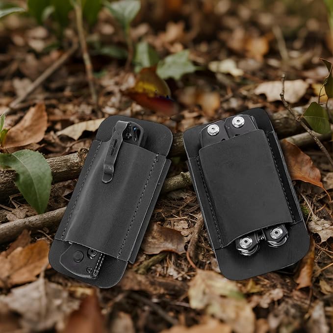 Knife Sheath,Leather Knife Sheath for Belt,Horizontal Carry Pocket Knife Holder,EDC Belt Organizer,Handmade Compact Draw Knife Holster,EDC Pocket Organizer,Sheath for Folding Knife,Gifts for Men,M